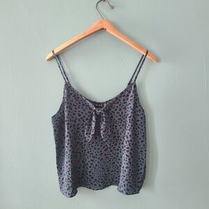 Buckle Timing Teal Slinky Tank Top Size Large